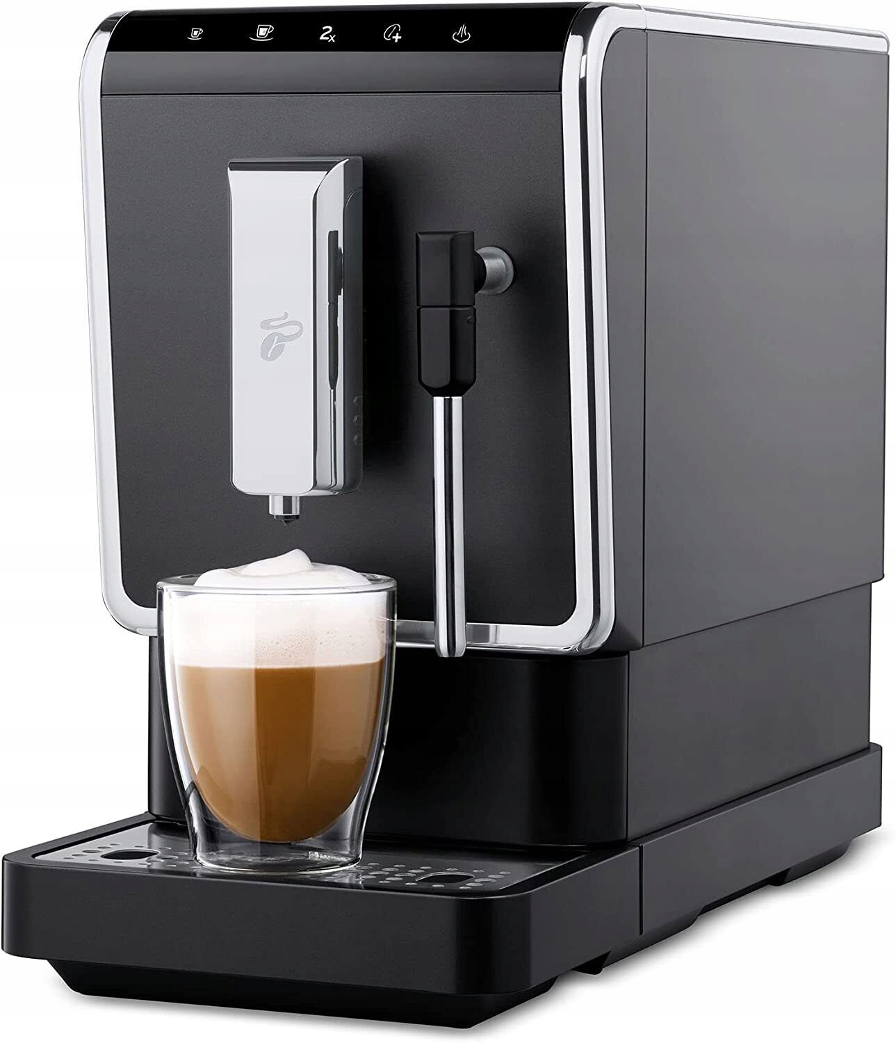 Automatický espresso kávovar Tchibo Esperto Latte 1470 W, čierny